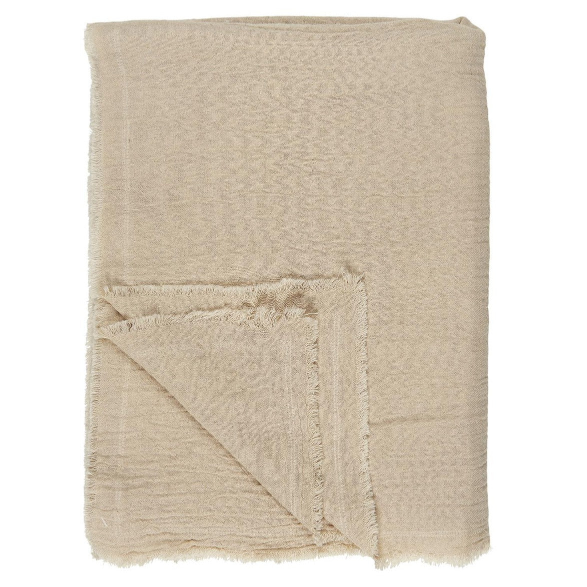 Plaid doppelt gewebt sand - Ib Laursen