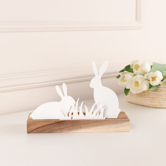 Ostern Lichtobjekt "Hasenwiese" - Räder