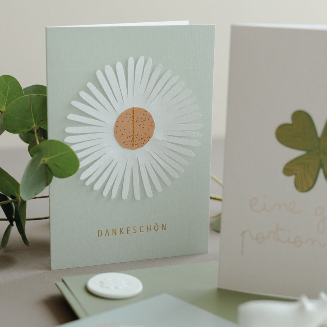 Faltkarte "Dankeschön" - Räder