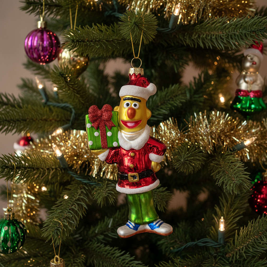 Christbaumkugel "Sesamstraße Bert" - Weihnachtsland