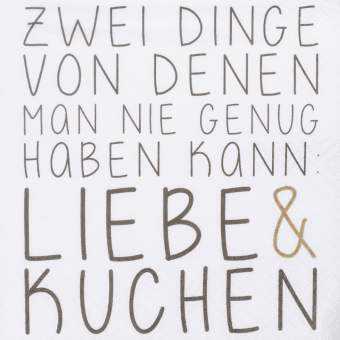 Cocktailservietten "Zwei Dinge..." - Räder