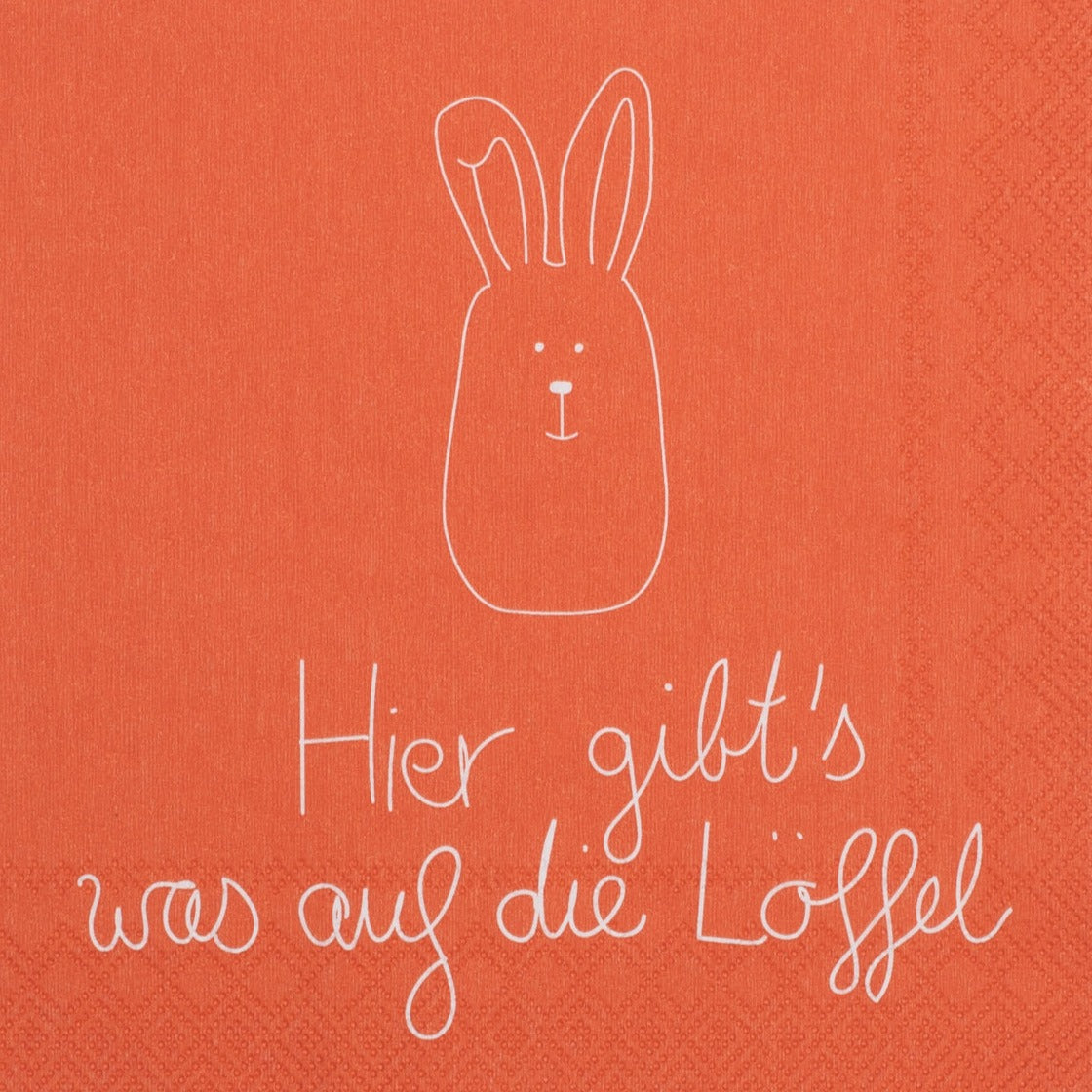 Cocktailservietten "Hier gibt´s was auf die Löffel" - Räder