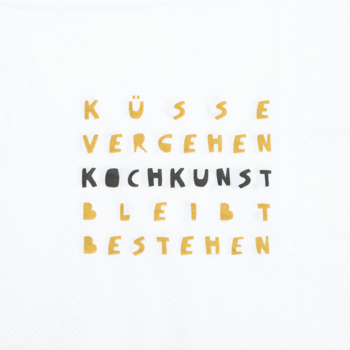 Servietten "Küsse vergehen" - Räder