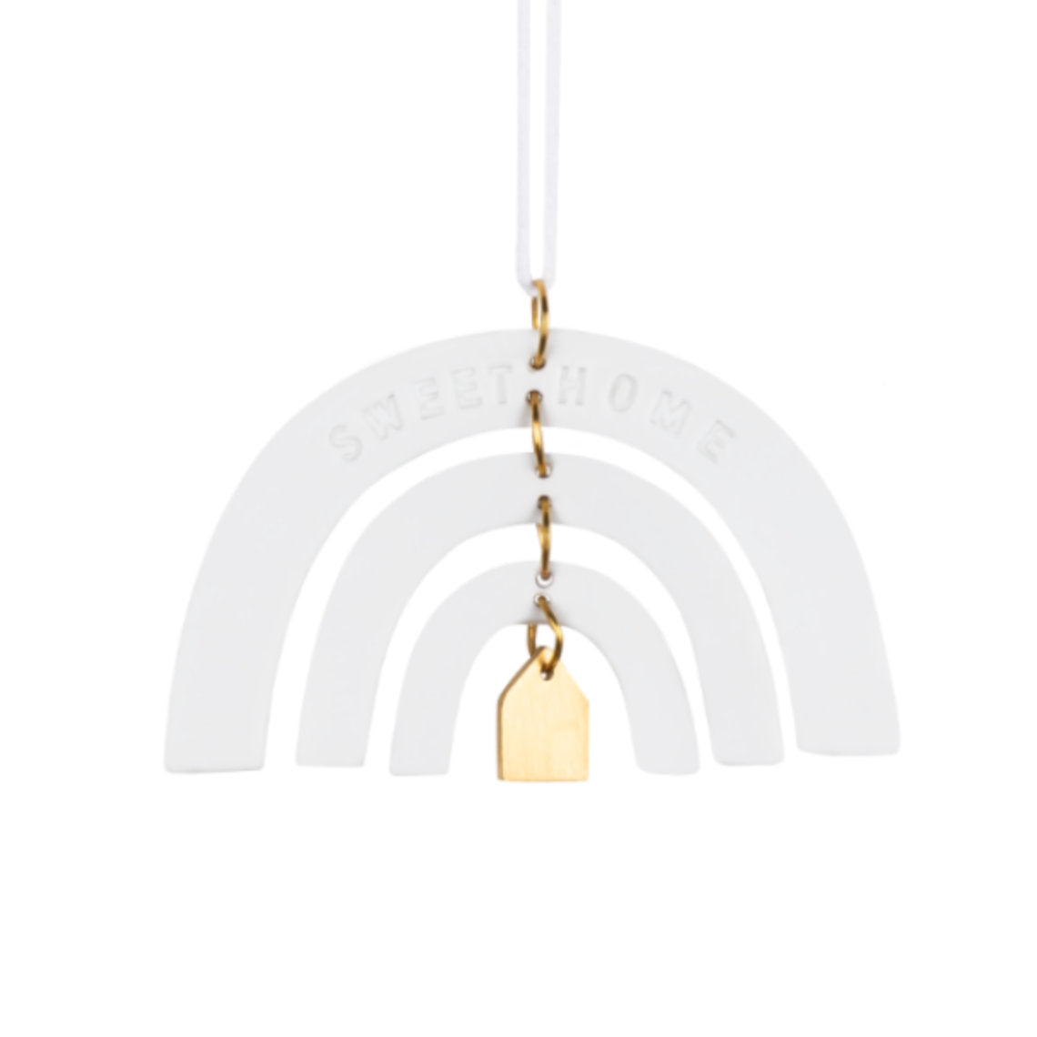 Kleiner Regenbogen Haus "Sweet home" - Räder