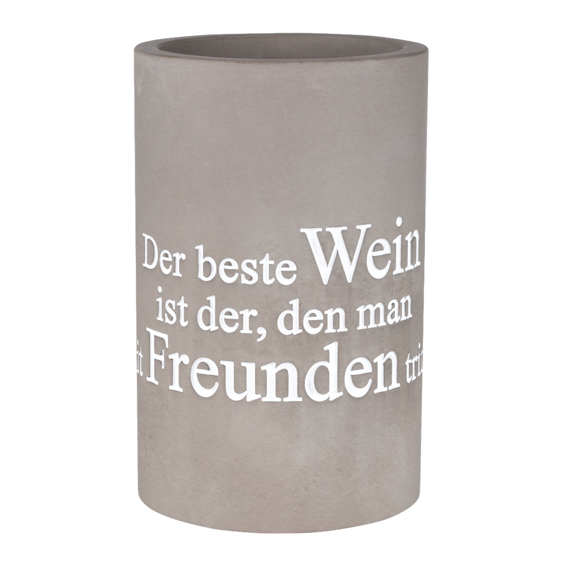 Weinkühler "Der beste Wein" - Räder