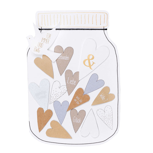 Glasmomentkarte "Für immer und ewig" - Räder