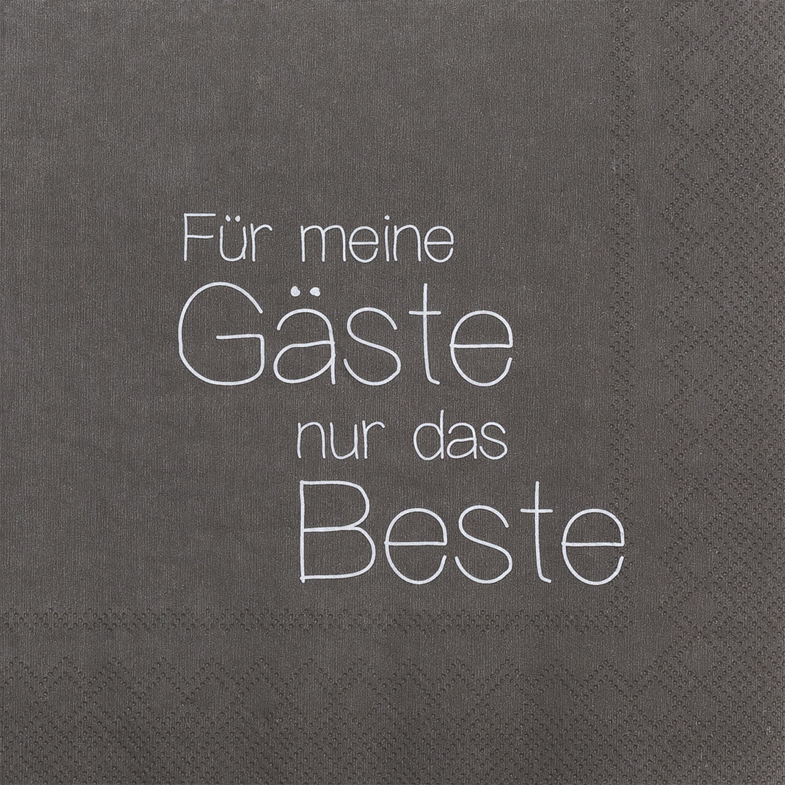 Lunchservietten "Für meine Gäste..." - Räder