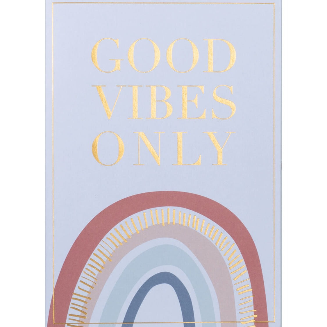 Regenbogenkarte "Good Vibes only" - Räder