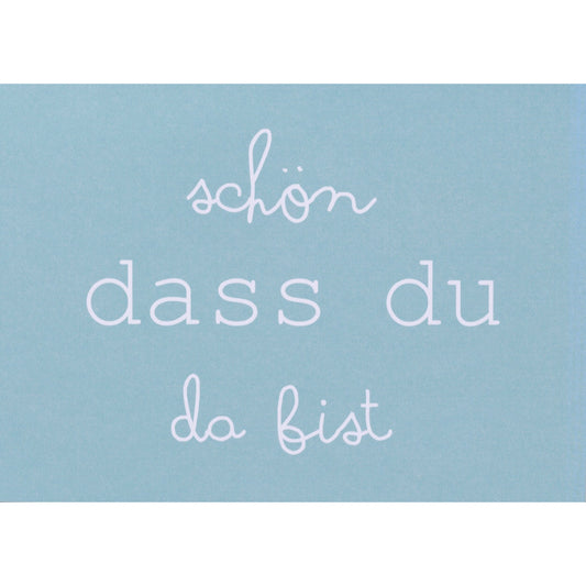 Freundschaftskarte "Schön, dass du da bist" - Räder