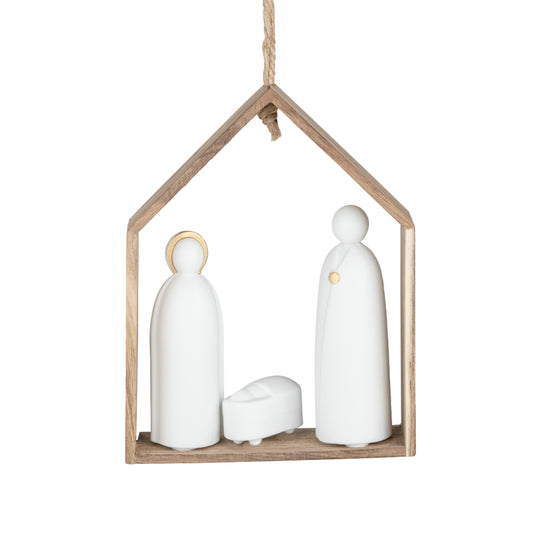 Wintermärchen Häuschen "Krippe" - Räder