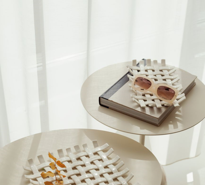 Schale Flechterei "Kunststück" - Räder