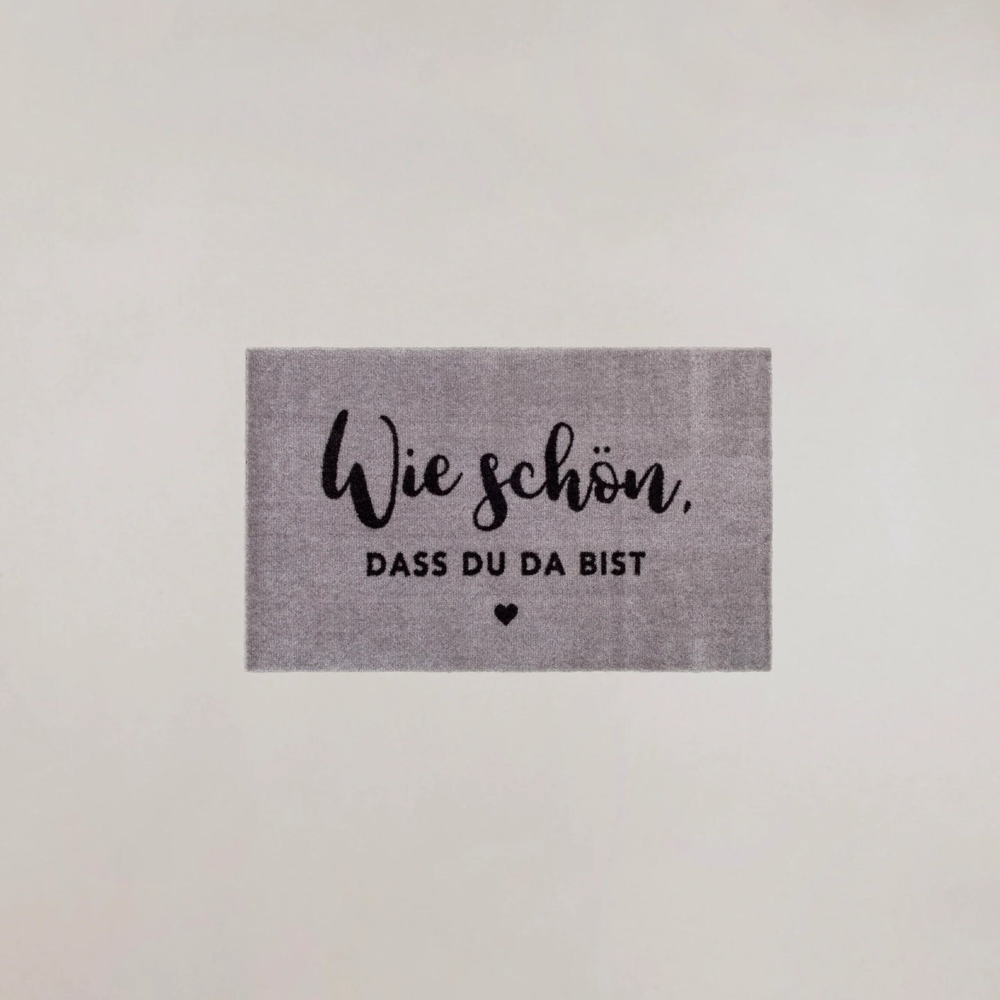 Waschbare Fußmatte "Wie Schön" - Eulenschnitt