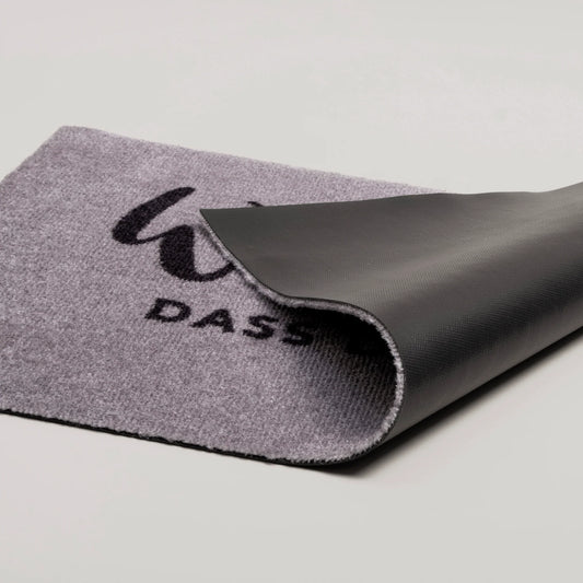 Waschbare Fußmatte "Wie Schön" - Eulenschnitt