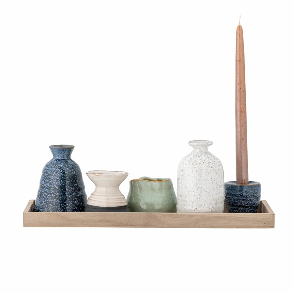 Longo Tablett mit Teelichthaltern - Bloomingville