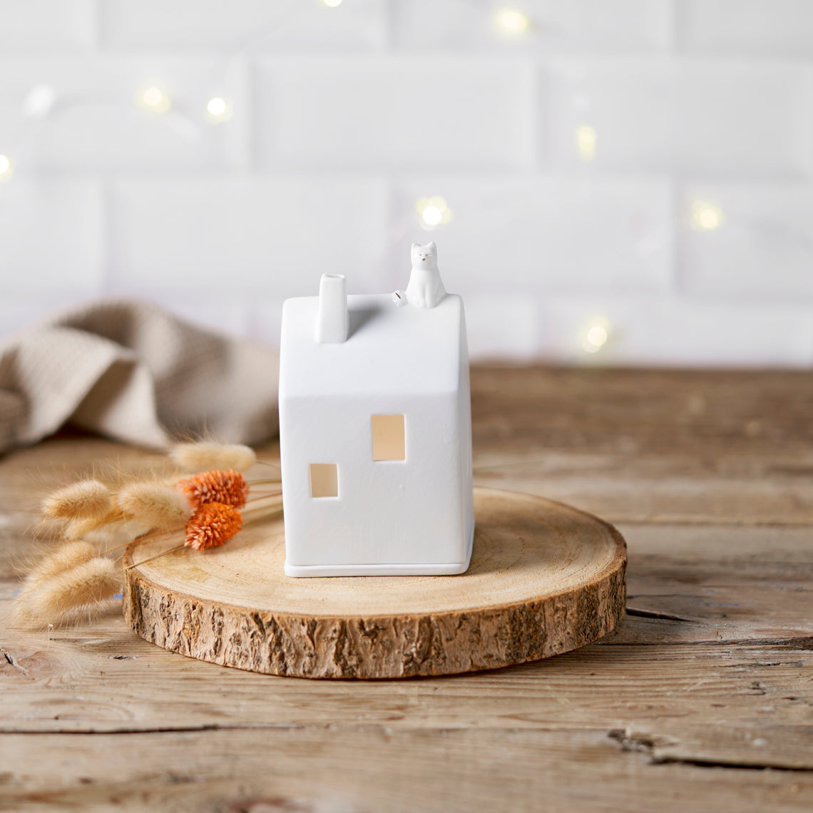 Porzellangeschichten Lichthaus "Katze" - Räder