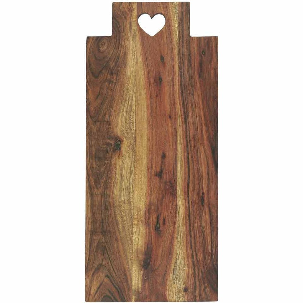 Schneidebrett Herzloch Akazienholz groß - Ib Laursen