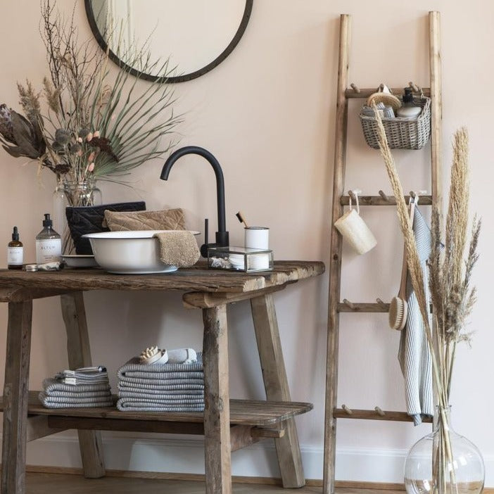 Waschlappen Altum gestrickt Grau - Ib Laursen