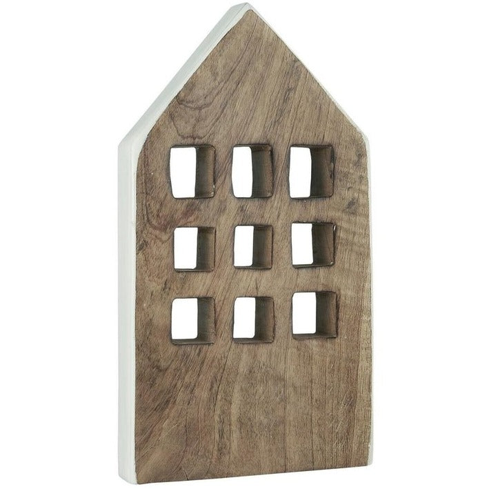 Haus stehend mit 9 Fenstern weiße Seiten - Ib Laursen