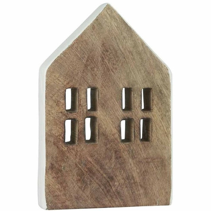 Haus stehend mit 8 Fenstern weiße Seiten - Ib Laursen