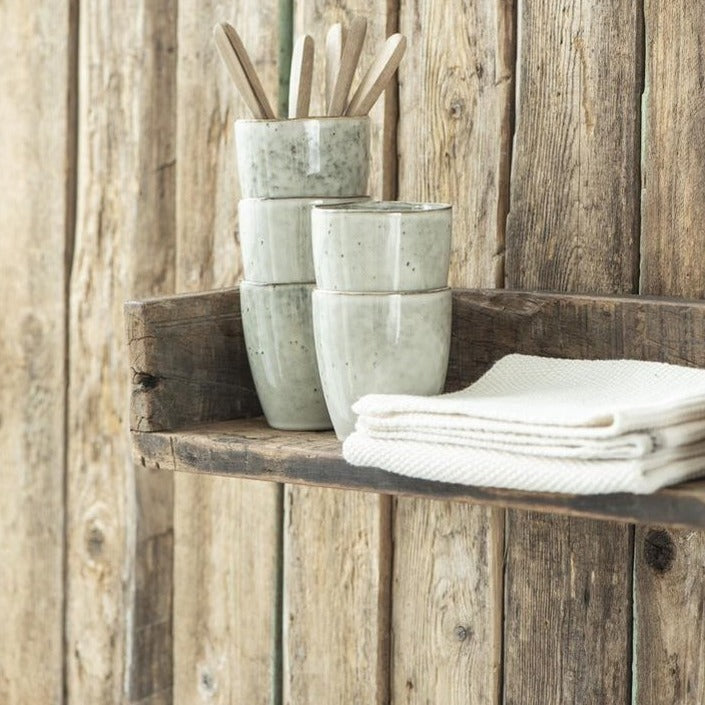 Handtuch Mynte latte gestrickt - Ib Laursen