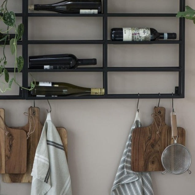 Geschirrtuch mit braunen Streifen - Ib Laursen