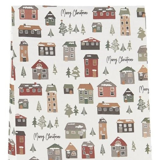 Buntfalttüte Christmas Village 5 Stk - Ib Laursen