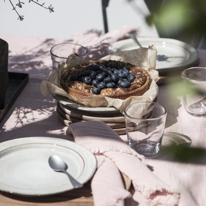 Stoffserviette doppelt gewebt hellrosa - Ib Laursen