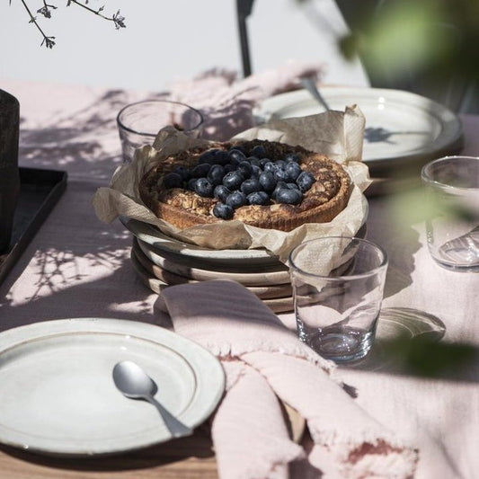 Stoffserviette doppelt gewebt hellrosa - Ib Laursen