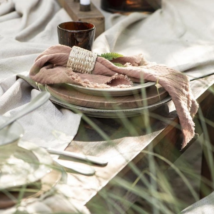 Serviettenring grobes Geflecht - Ib Laursen