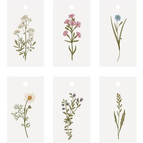 Geschenkanhänger Set Flowers - Ib Laursen