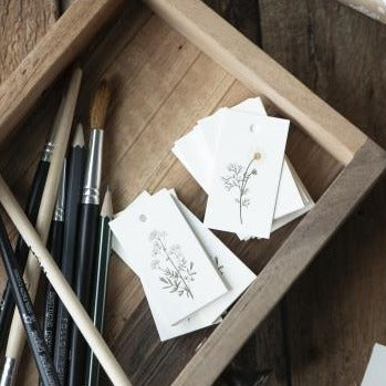 Geschenkanhänger Set Flowers - Ib Laursen