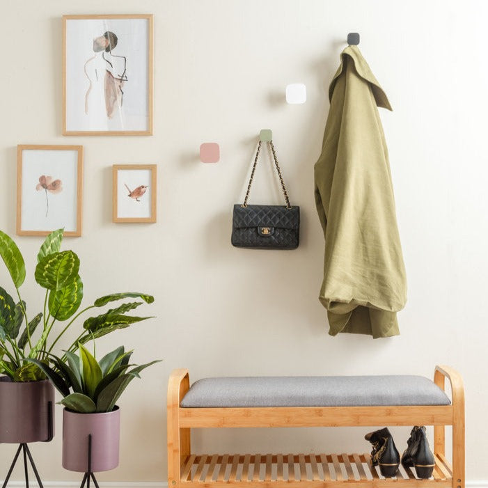 Kunstdruck mit Rahmen Flower - Present Time