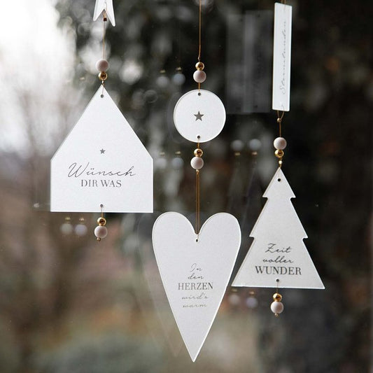 Winter Fensterbild "Wünsch Dir Was" - Räder