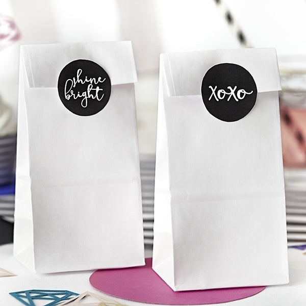 Papier-Geschenktüte xoxo, 6er-Set