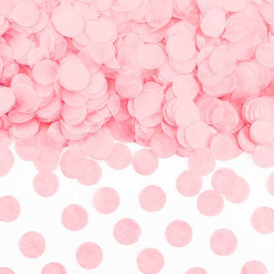 Tisch Konfetti rosa