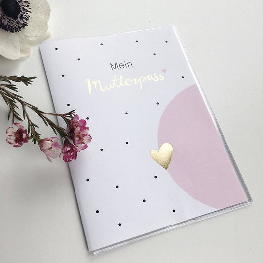 Mutterpasshülle „gold/rosa“ - Mintkind