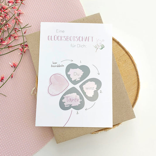 Rubbelkarte „Du wirst Tante“ - Mintkind