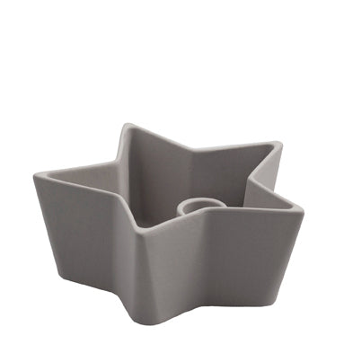 Kerzenhalter Lidatorp Stjärna grau klein - Storefactory