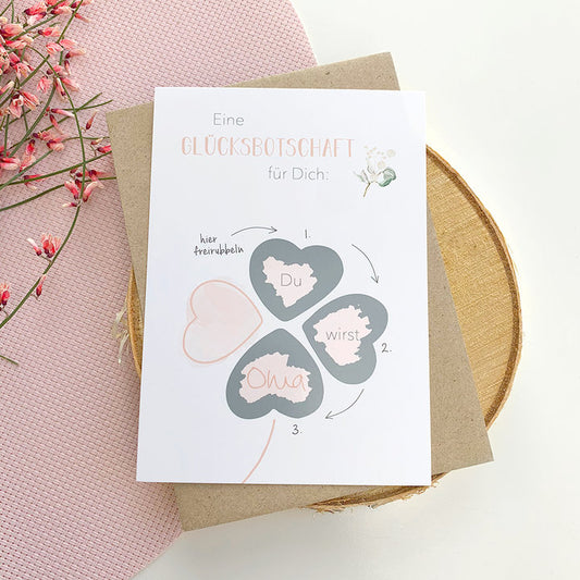 Rubbelkarte „Du wirst Oma“ - Mintkind