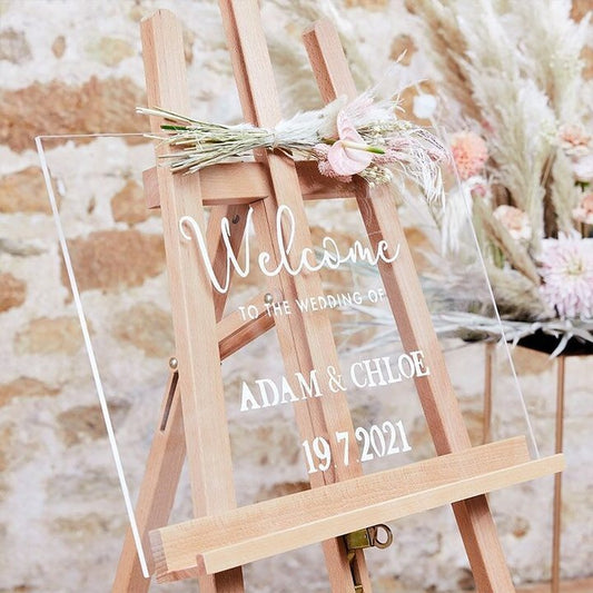 Personalisierbares Acrylschild