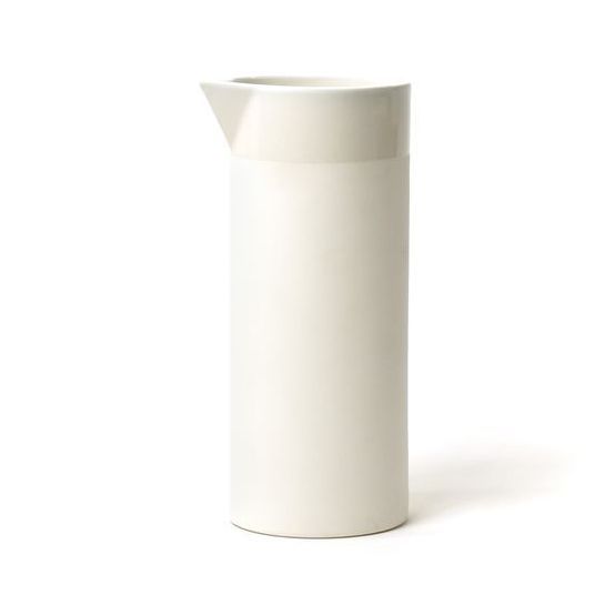 Wasserkrug matt weiß - Kinta