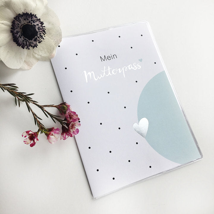 Mutterpasshülle „silber/mint“ - Mintkind
