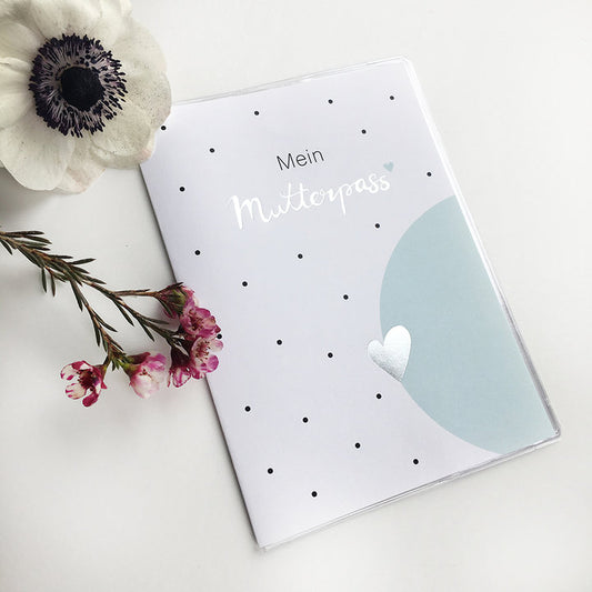 Mutterpasshülle „silber/mint“ - Mintkind