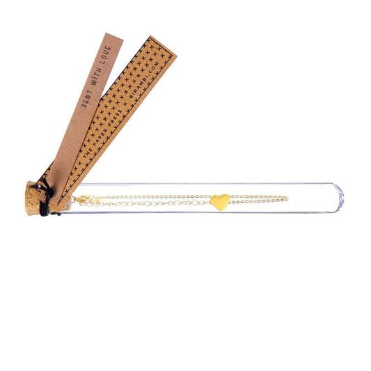 Armkette mit Herz - Message in a Bottle