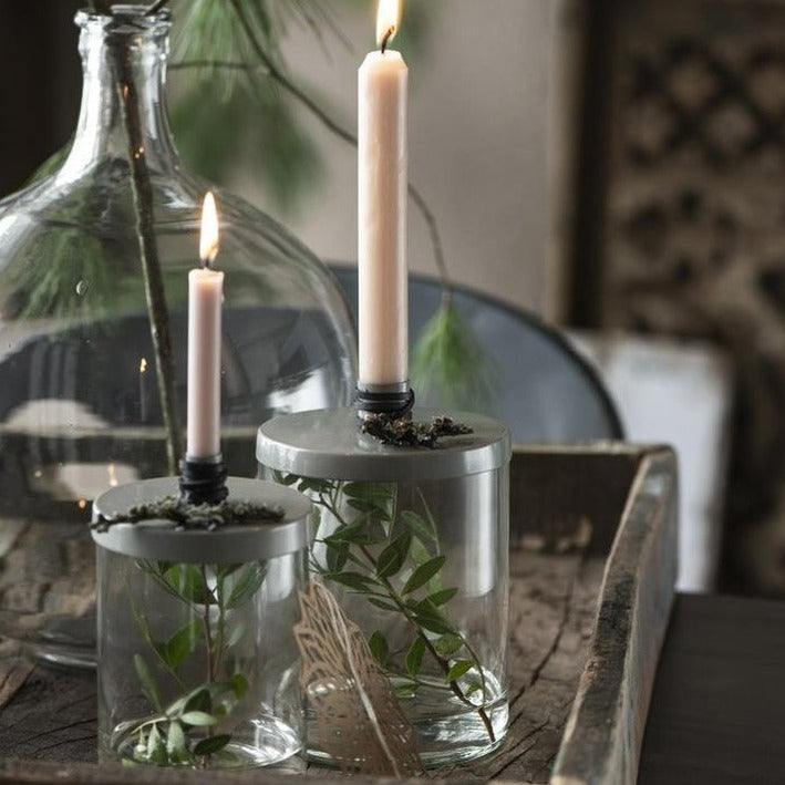 Dünne Kerzen 10 Stück malva - Ib Laursen