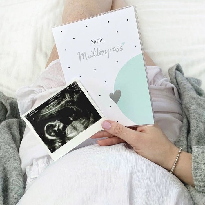 Mutterpasshülle „silber/mint“ - Mintkind