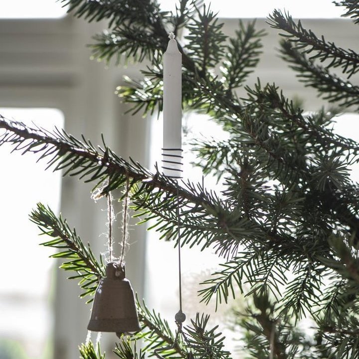 Dünne Kerzen 10 Stück weiß - Ib Laursen