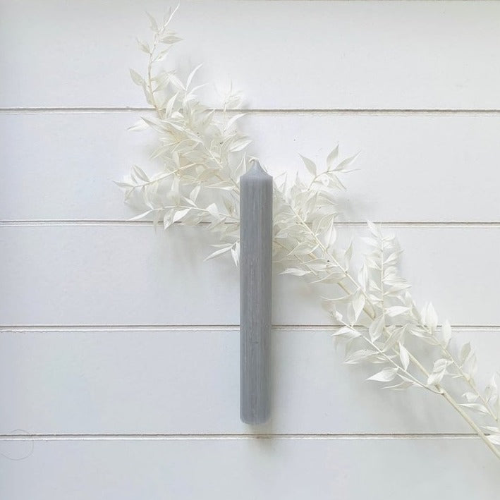 Stabkerze grau (4er Set)