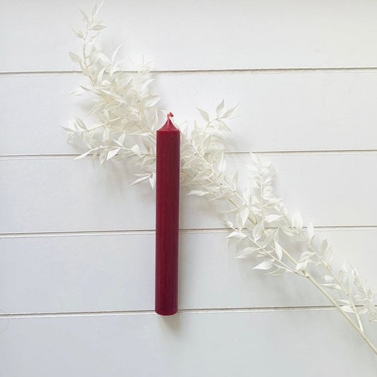 Stabkerze weinrot (4er Set)