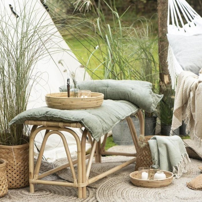 Vase mini Yrsa mit Rillen beige - Ib Laursen